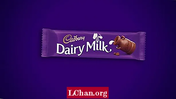 Cadbury ndryshon tipografinë portreti të çokollatës