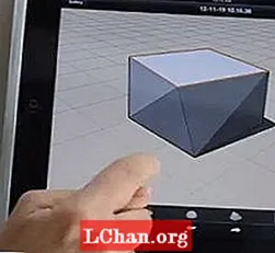 Cruthaigh samhlacha 3D ar an iPad