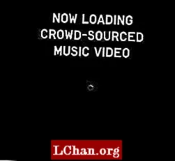 Музичне відео з натовпом святкує комп'ютерний курсор