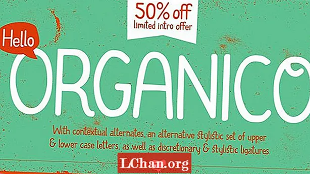 今日のフォント：Organico