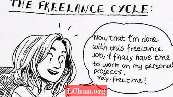 Grappige strip onthult de dilemma's van het freelancenleven