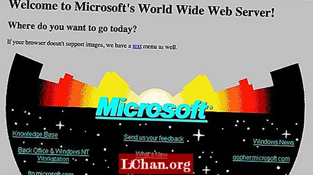 Ինչպես Paravel- ը վերակառուցեց Microsoft- ի 1994 թվականի սկզբնական էջը