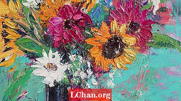 Cómo pintar un bodegón floral vibrante