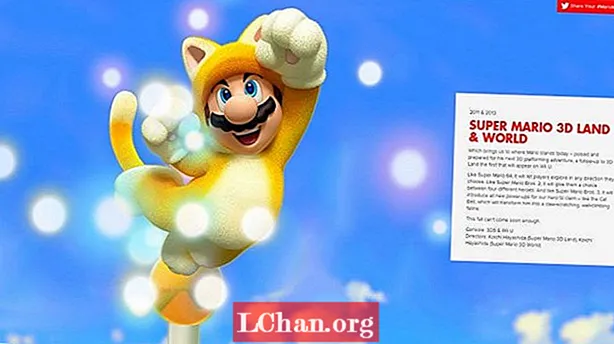 Ómós HTML5 do thrí scór bliain de Mario