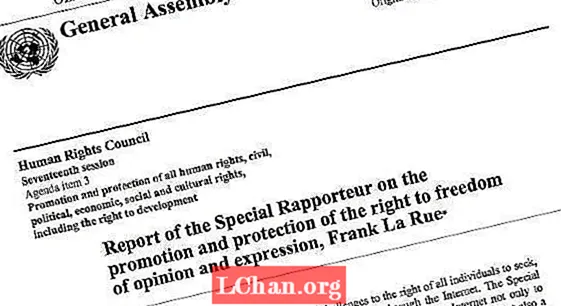 شام آف لائن کے طور پر اقوام متحدہ ویب تک رسائی کو ایک انسانی حق قرار دیتا ہے