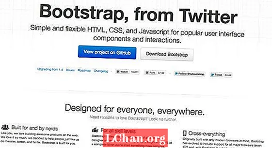 Twitters Bootstrap-verktøysett treffer 2.0