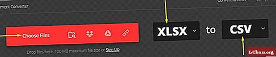 XLSX (XLS) को CSV या CSV में XLSX (XLS) में कैसे बदलें