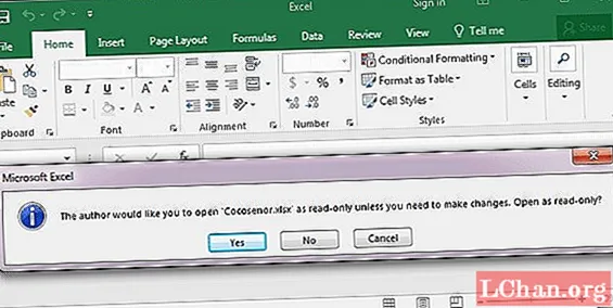 Ako zakázať iba na čítanie v programe Excel