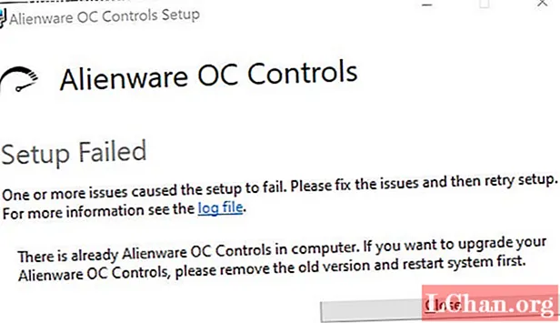 Sådan løses, kan ikke Alienware OC-kontrolelementer installeres