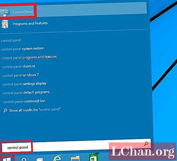 Ako otvoriť ovládací panel v systéme Windows 10