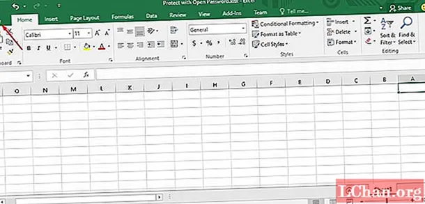 암호로 Excel 2016을 보호하는 방법