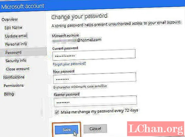 Как да възстановите паролата за акаунт в Microsoft