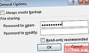 Microsoft Office Excel 2010 की सुरक्षा के लिए पासवर्ड कैसे सेट करें