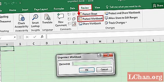 Exceli 2013 töövihiku kiire kaitse eemaldamine