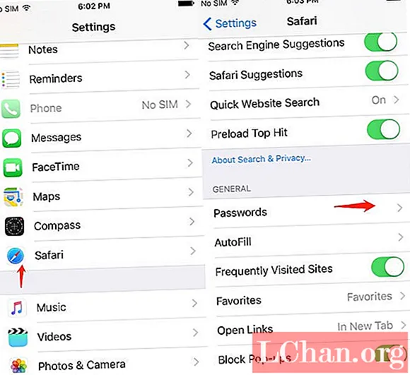 Hvordan vise passord lagret i Safari nøkkelring på iPhone eller Mac